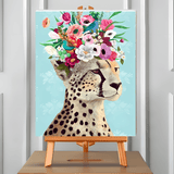 Florescencia del Guepardo (Pintura por Números) 40x50 cm