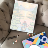 Navegando en Ninh Binh (Pintura por Números) 40x50 cm