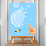 Sal de tu Burbuja (Pintura por Números) 40x50 cm