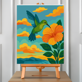 Vuelo del Colibrí (Pintura por Números) 40x50 cm