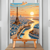 Atardecer en París (Pintura por Números) 40x50 cm