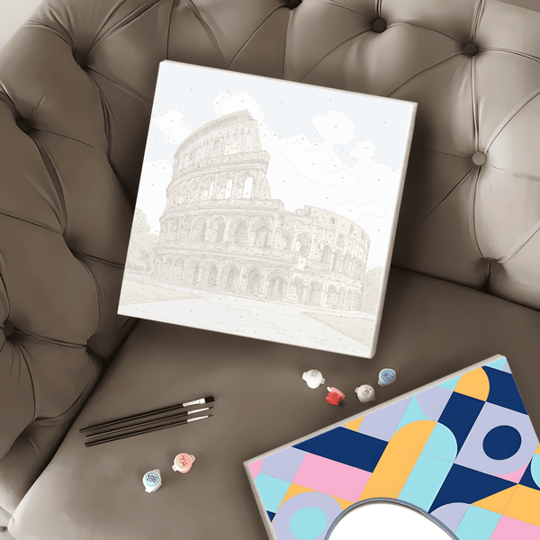 Coliseo Romano (Pintura por Números) 40x40 cm
