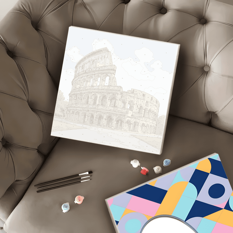 Coliseo Romano (Pintura por Números) 40x40 cm