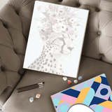 Florescencia del Guepardo (Pintura por Números) 40x50 cm