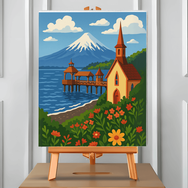 Frutillar (Pintura por Números) 40x50 cm