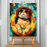 GATO TAQUILLERO (Pintura por Números) 40x50 cm