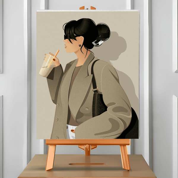 Girl Boss (Pintura por Números) 40x50 cm