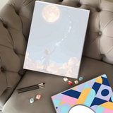 La niña que tocó las estrellas (Pintura por Números) 40x50 cm