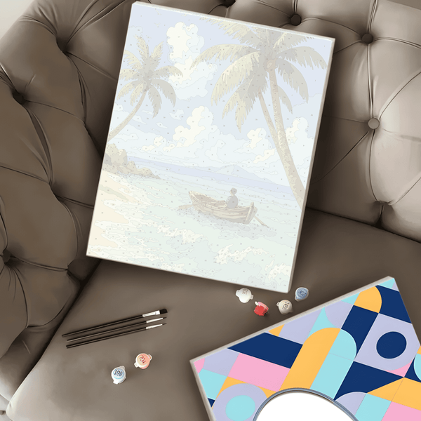 A Medio Remo (Pintura por Números) 40x50 cm