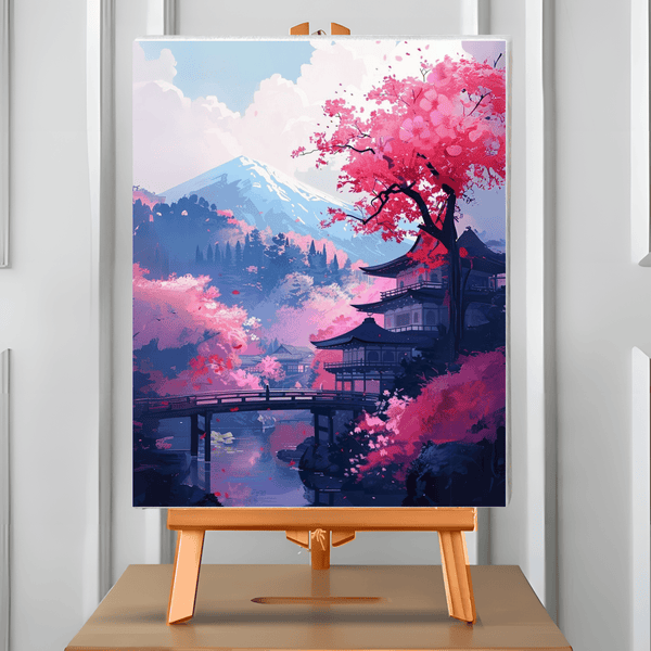 Monte Fuji (Pintura por Números) 40x50 cm