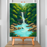 Parque Nacional 7 Tazas (Pintura por Números) 40x50 cm