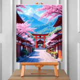 Primavera en Kioto (Pintura por Números) 40x50 cm
