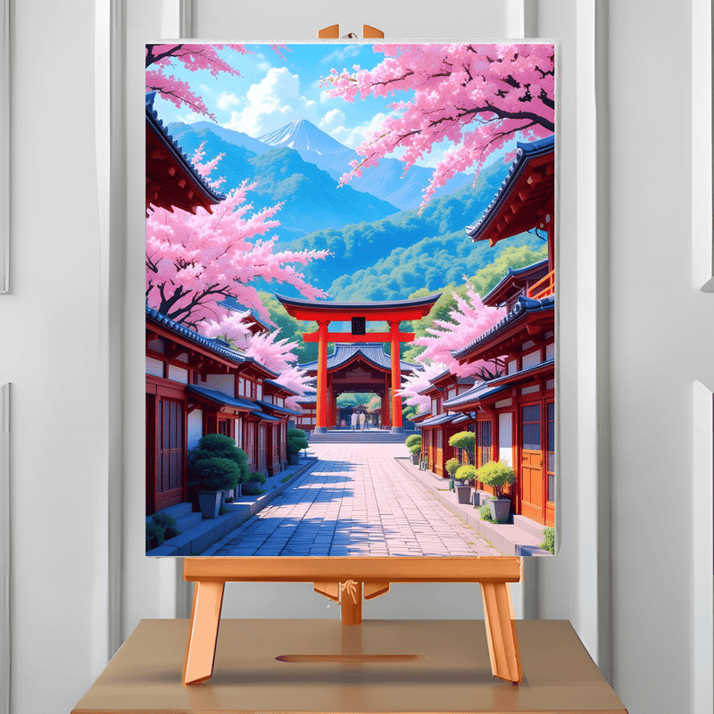Primavera en Kioto (Pintura por Números) 40x50 cm