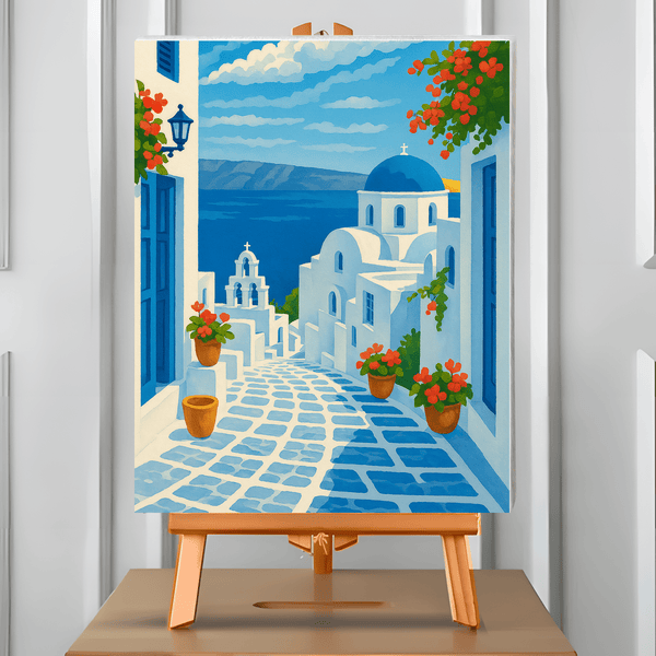 Santorini (Pintura por Números) 40x50 cm