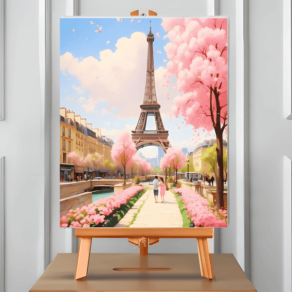 Torre Eiffel (Pintura por Números) 40x50 cm