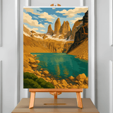 Torres del Paine (Pintura por Números) 40x50 cm