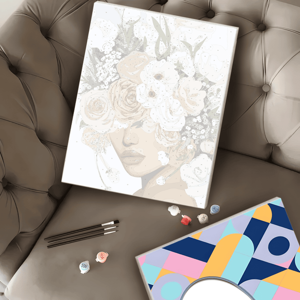 Velo de rosas (Pintura por Números) 40x50 cm